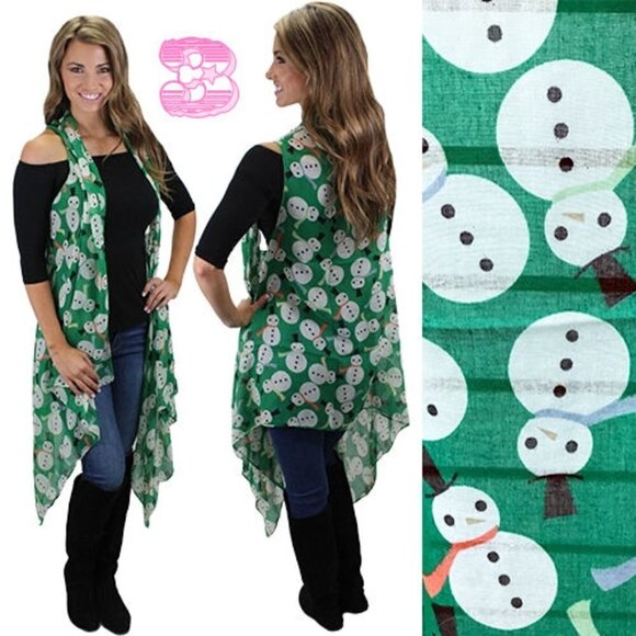 SUNSHINE & RODEOS CHRISTMAS VESTS - Picture 4 of 10